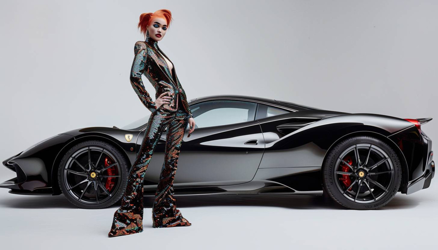 Tranportation - Exploring The Intersection Of High Fashion And Sports Cars